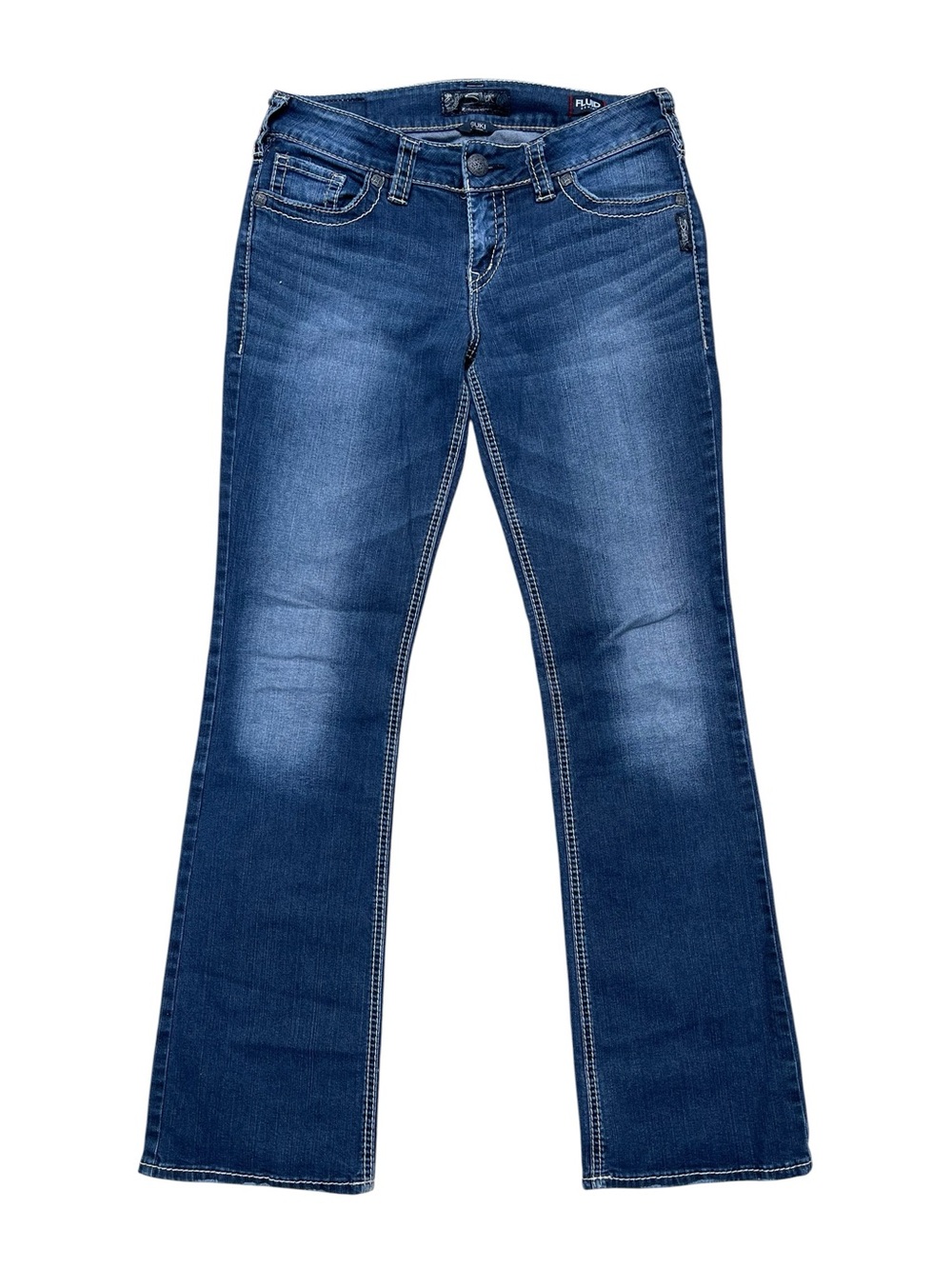 Silver Jeans Co Suki Slim Bootcut Jeans Women’s 29x33 Mid Rise Dark Wash